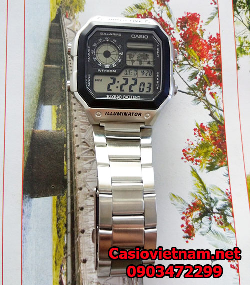 Khám phá đồng hồ Casio AE-1200WHD-1AVDF chính hãng
