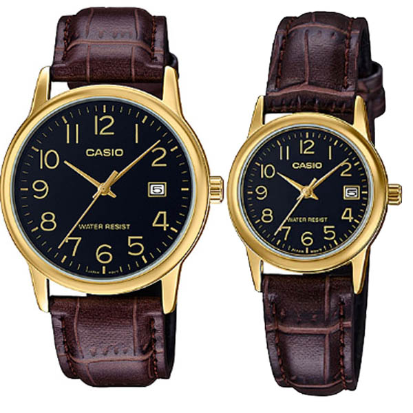 cặp đôi đồng hồ Nam nữ mtp-v002gl-1b và ltp-v002gl-1b