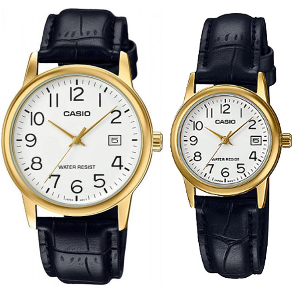 cặp đôi đồng hồ Nam nữ MTP-V002GL-7B2UDF và LTP-V002GL-7B2UDF